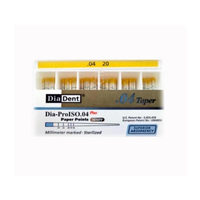Dia Dent Dia-ProISO Paper Points 4% #20