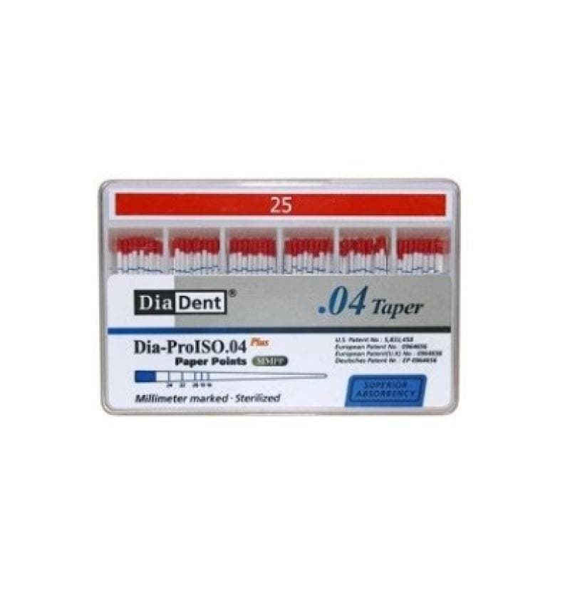 Dia Dent Dia-ProISO Paper Points 4% #25