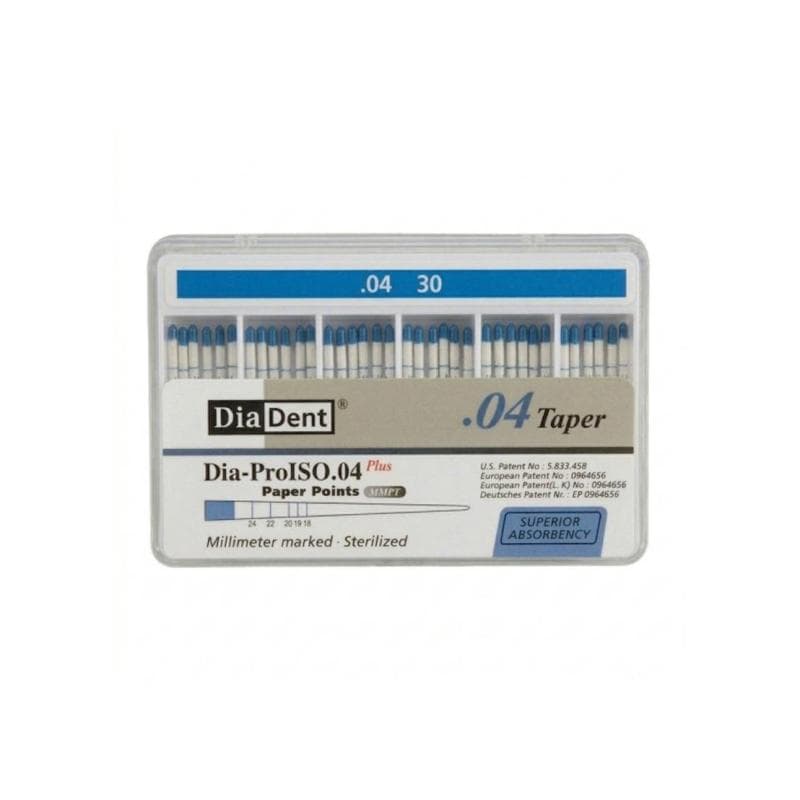 Dia Dent Dia-ProISO Paper Points 4% #30