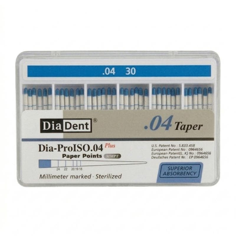 Dia Dent Dia-ProISO Paper Points 4% #30