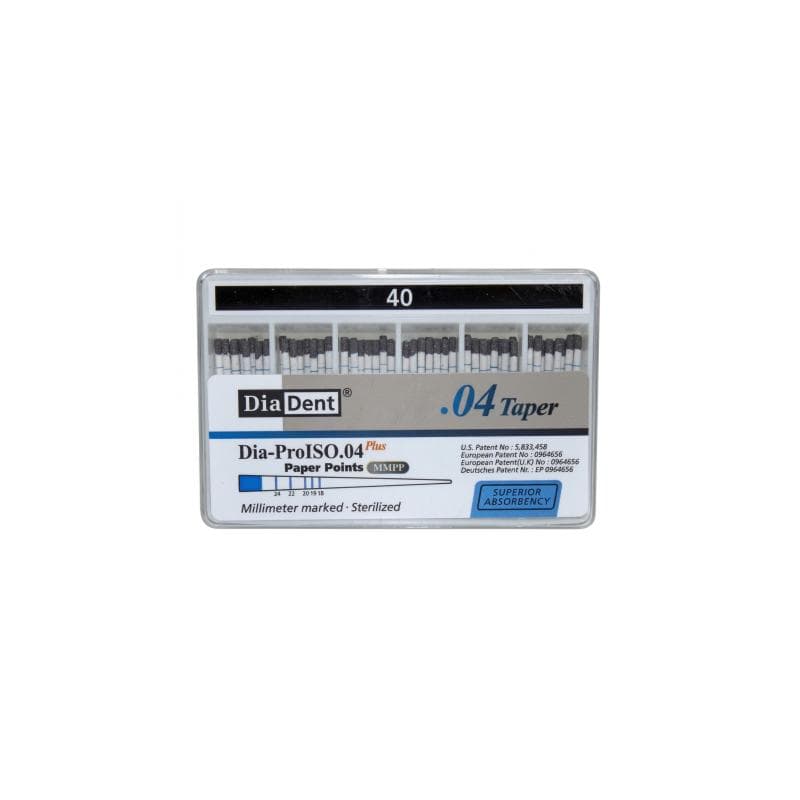 Dia Dent Dia-ProISO Paper Points 4% #40