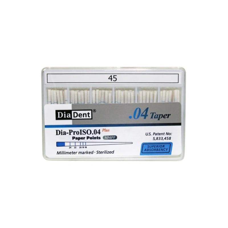 Dia Dent Dia-ProISO Paper Points 4% #45