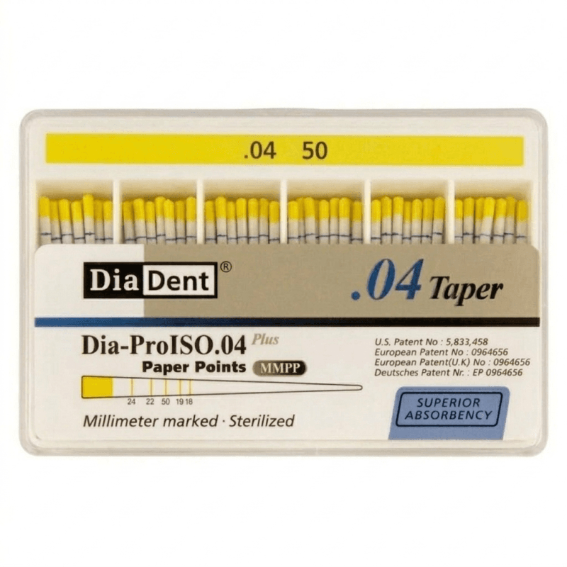 Dia Dent Dia-ProISO Paper Points 4% #50