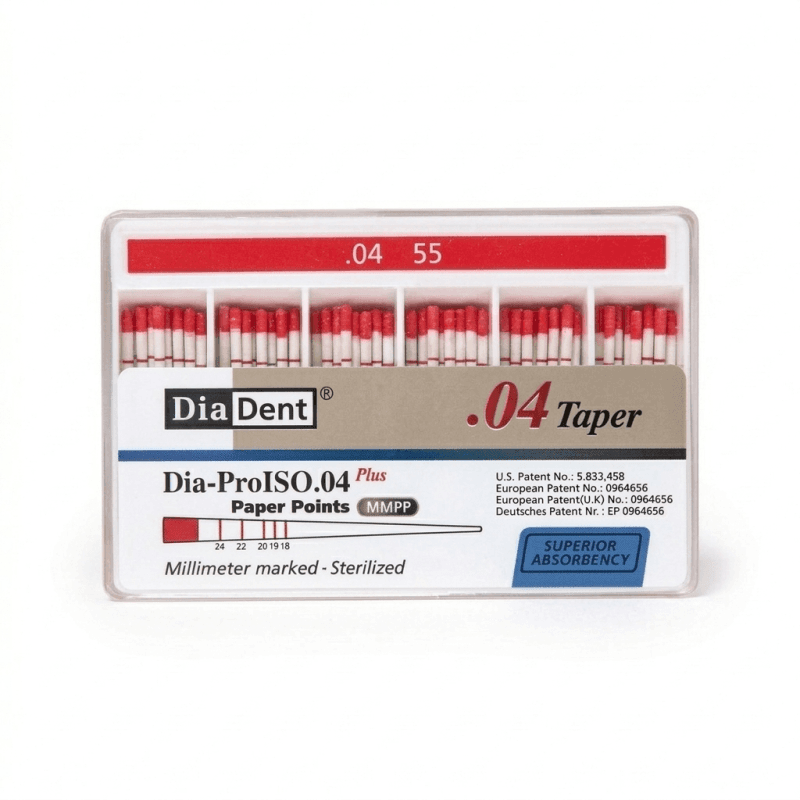 Dia Dent Dia-ProISO Paper Points 4% #55