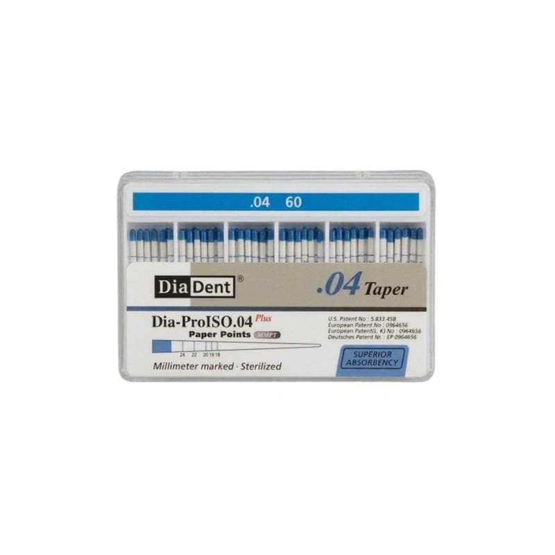 Dia Dent Dia-ProISO Paper Points 4% #60