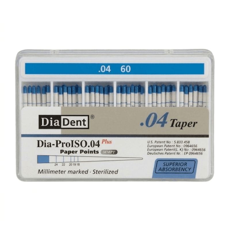 Dia Dent Dia-ProISO Paper Points 4% #60