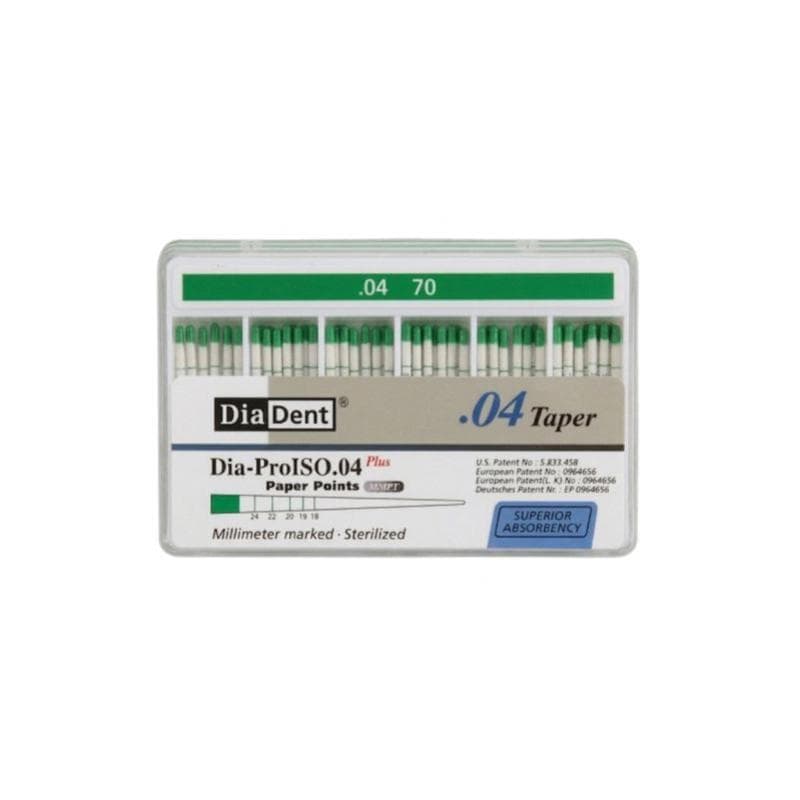 Dia Dent Dia-ProISO Paper Points 4% #70