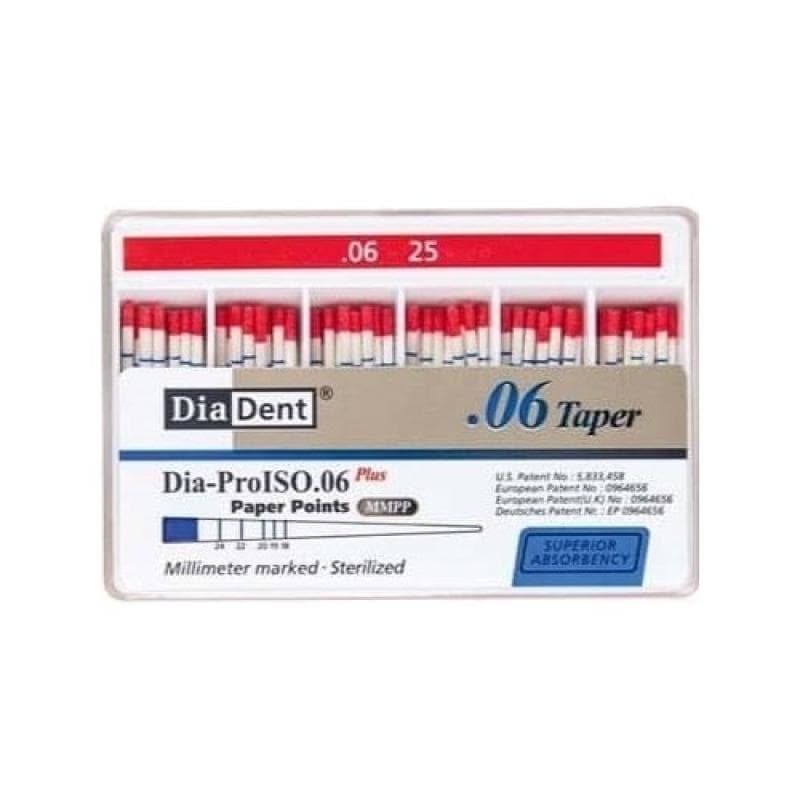 Dia Dent Dia-ProISO Paper Points 6% #25