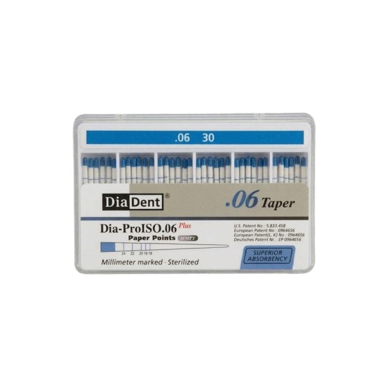 Dia Dent Dia-ProISO Paper Points 6% #30
