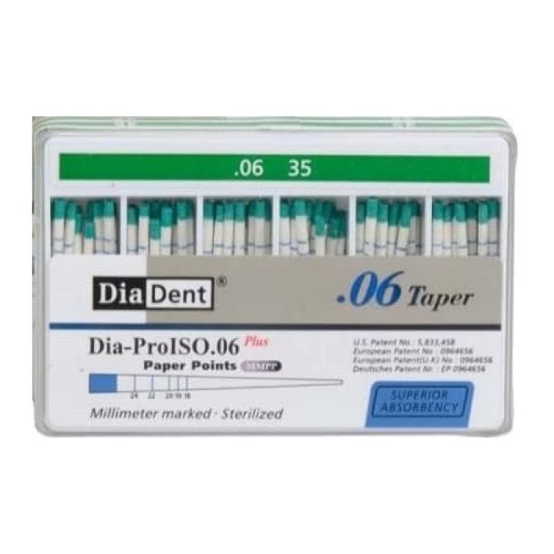 Dia Dent Dia-ProISO Paper Points 6% #35