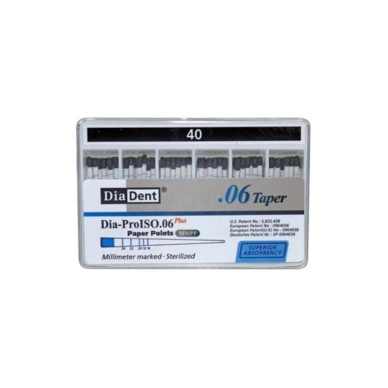 Dia Dent Dia-ProISO Paper Points 6% #40