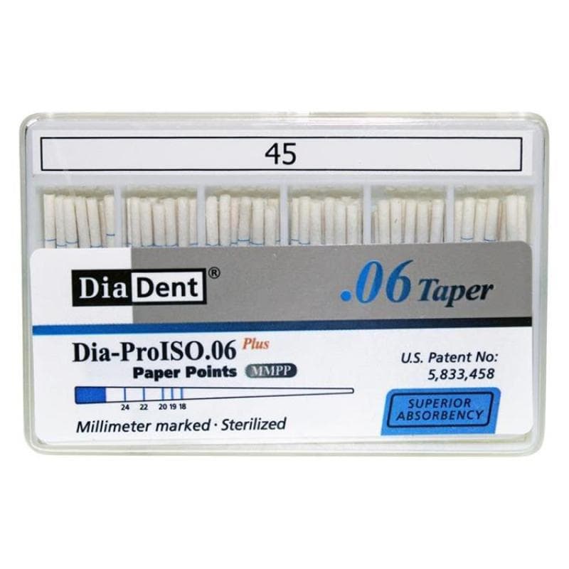 Dia Dent Dia-ProISO Paper Points 6% #45