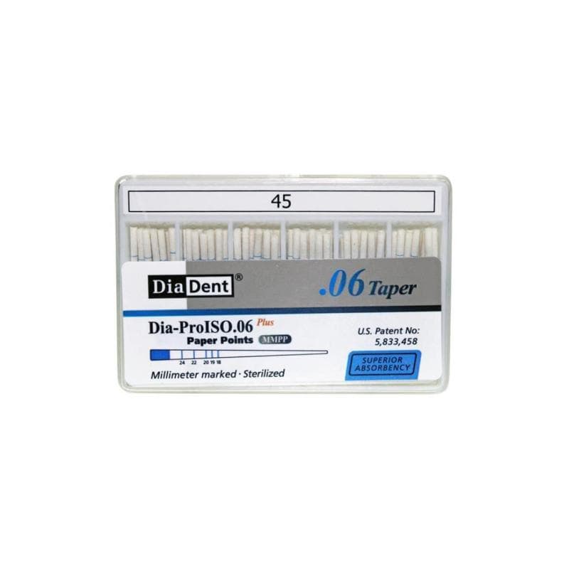 Dia Dent Dia-ProISO Paper Points 6% #45