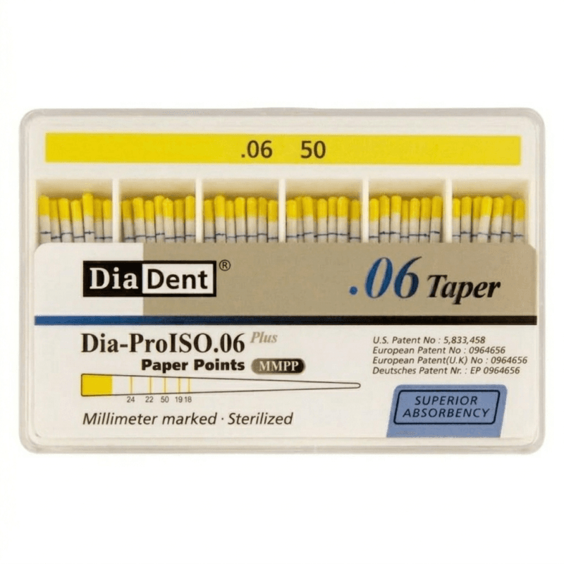 Dia Dent Dia-ProISO Paper Points 6% #50
