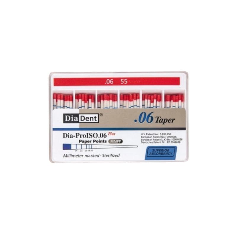 Dia Dent Dia-ProISO Paper Points 6% #55