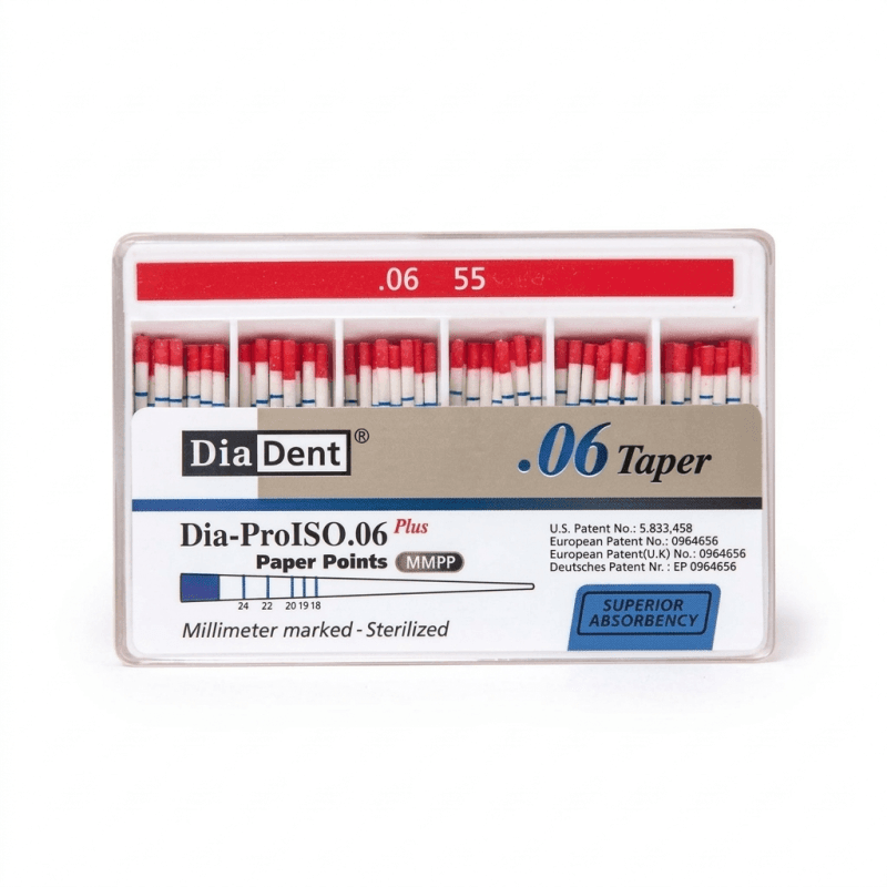 Dia Dent Dia-ProISO Paper Points 6% #55