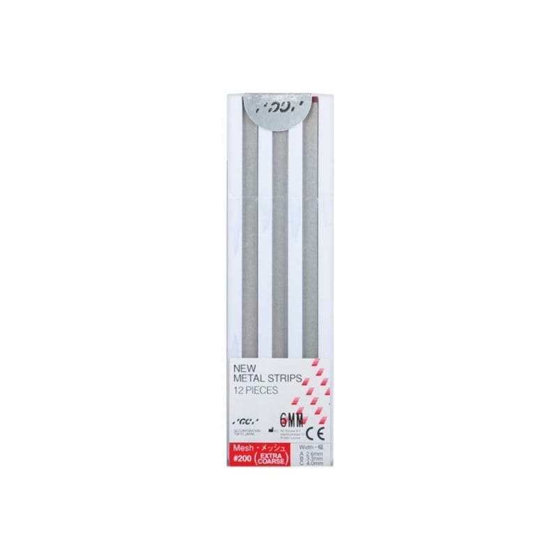 Metal Strips Extra Coarse #200 Red