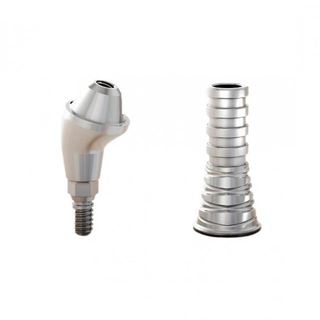 Mini Conical Abutment 17° GM Exact Titanium 3.5 mm With Coping Cat