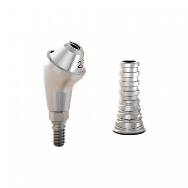 Mini Conical Abutment 30° GM Exact Titanium 2.5 mm With Coping Cat