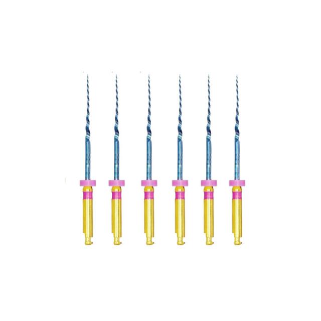 NiTi Tapered Pliancy Blue Rotary Files S1 - 21 mm