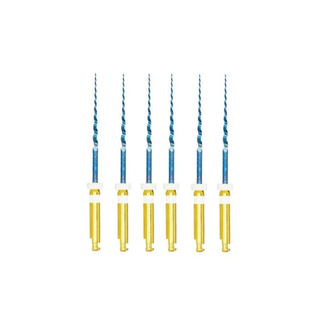 NiTi Tapered Pliancy Blue Rotary Files S2 - 21 mm