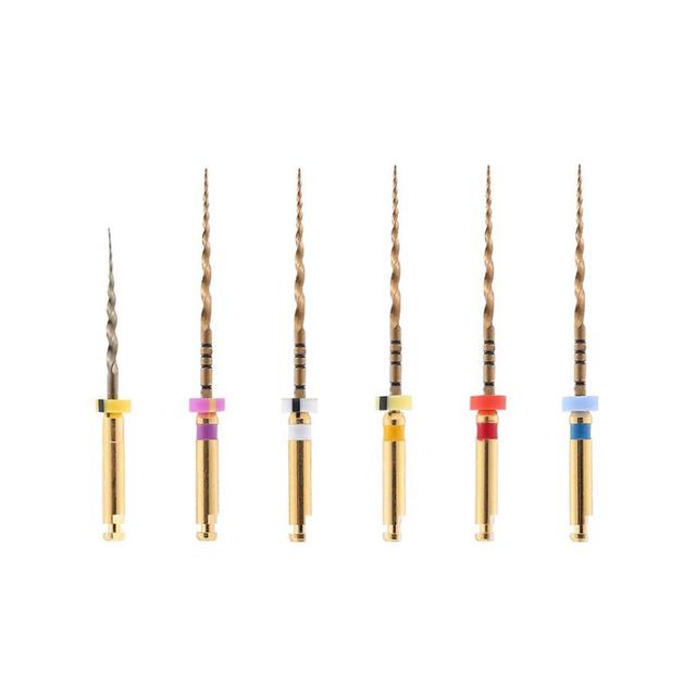 NiTi Tapered Pliancy Gold Rotary Files SX-F3 - 25 mm