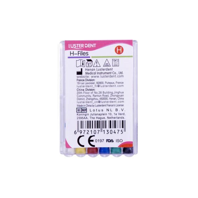 Lusterdent H-Files #45-80 - 21 mm