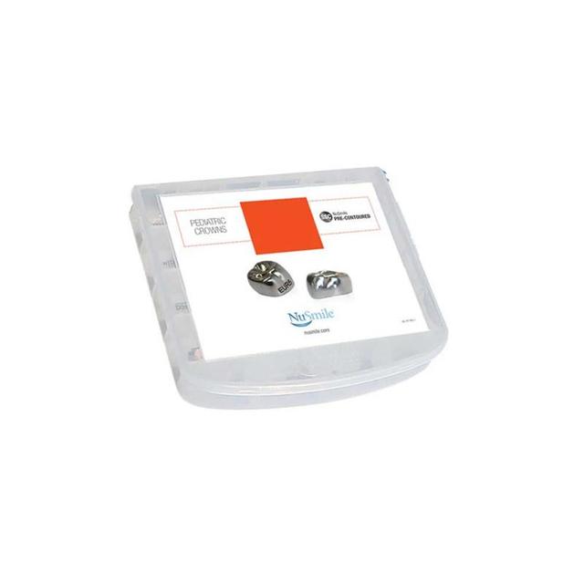 Nusmile Stainless Steel Pre-Contoured Crowns Starter Kit - 120 Crowns