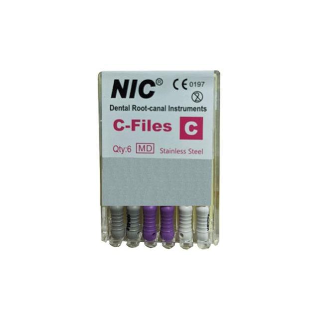 Nic Stainless Steel C-Files #08-15 - 25 mm
