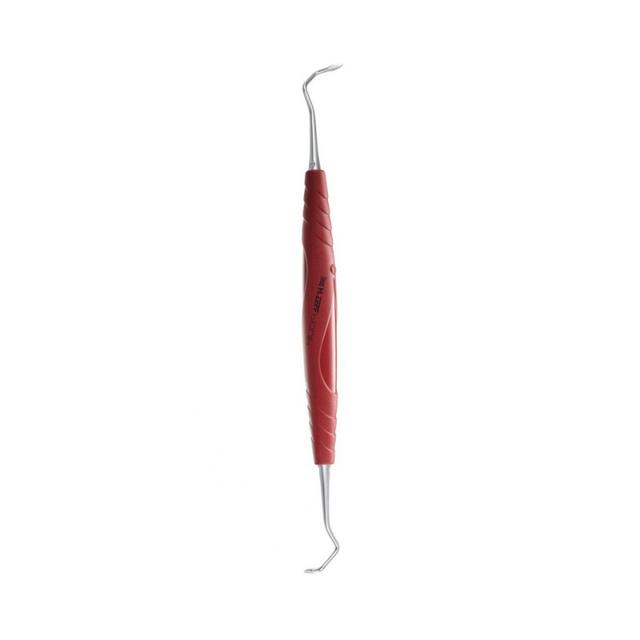 Knife Periodontic Fig.3 And Orban 1/2 Modified Double Ended Bionik Handle Red-Purple