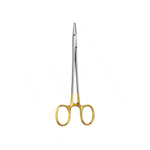 Crile Wood Needle Holder Straight TC 15 cm