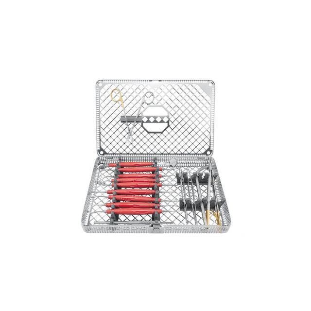 Zepf Essential Surgical Kit Handles Biolink Light Red Magneta