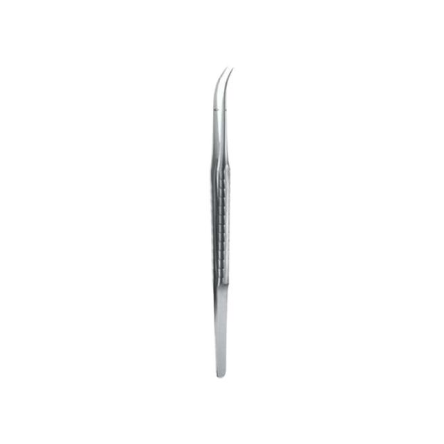 Micro Tissue Forceps Curved With Guide Pin 17.5 cm