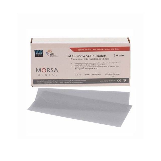 Aluminum Bite Registration Sheets Silver