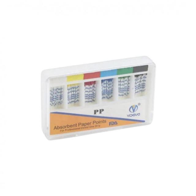 Videya Absorbent Paper Points Length Marked Taper 6% #45-80