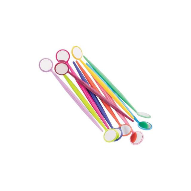 Disposable Mouth Mirrors Assorted Colors