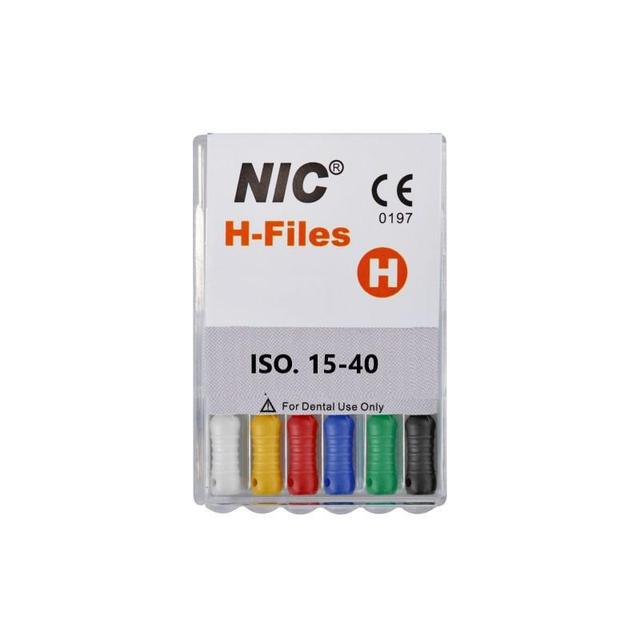 Nic Stainless Steel H-Files #15-40 - 28 mm + 2 Free