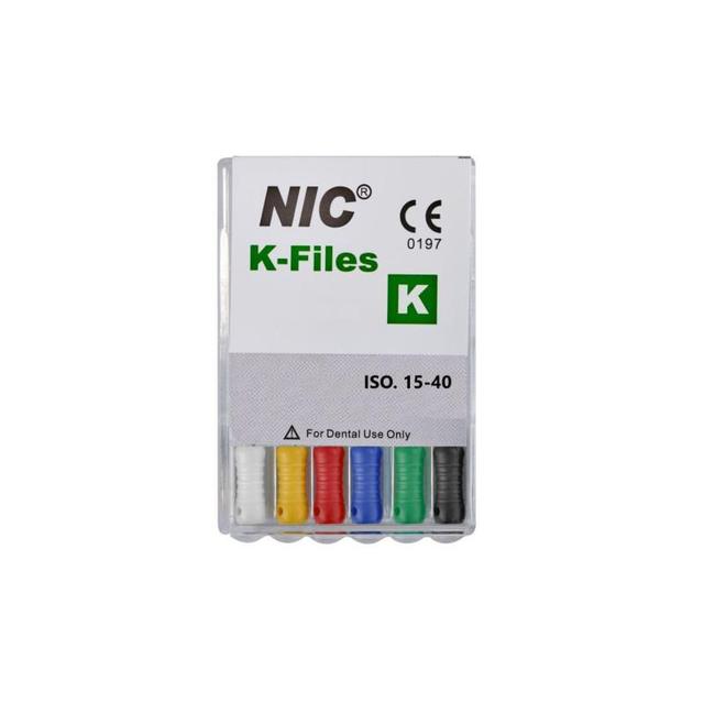 Nic Stainless Steel K-Files #15-40 - 21 mm + 2 Free
